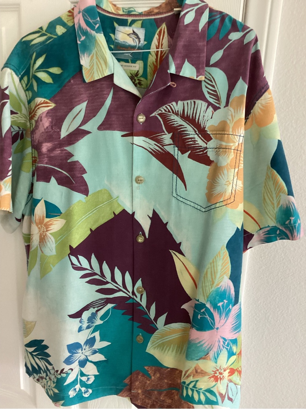 Tommy Bahama Multicolor Tropical Floral Camp Shirt